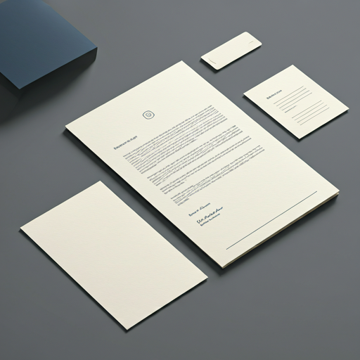 Premium branded letterheads from the approved Stitch design
